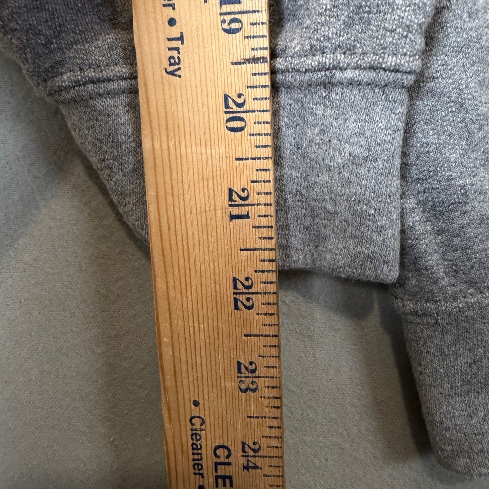 Boston Shamrock Crewneck Sweatshirt Heather Grey Green Graphic Pullover Mens XL - Picture 4 of 7